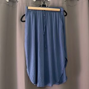 Slate blue midi skirt from Sozy
